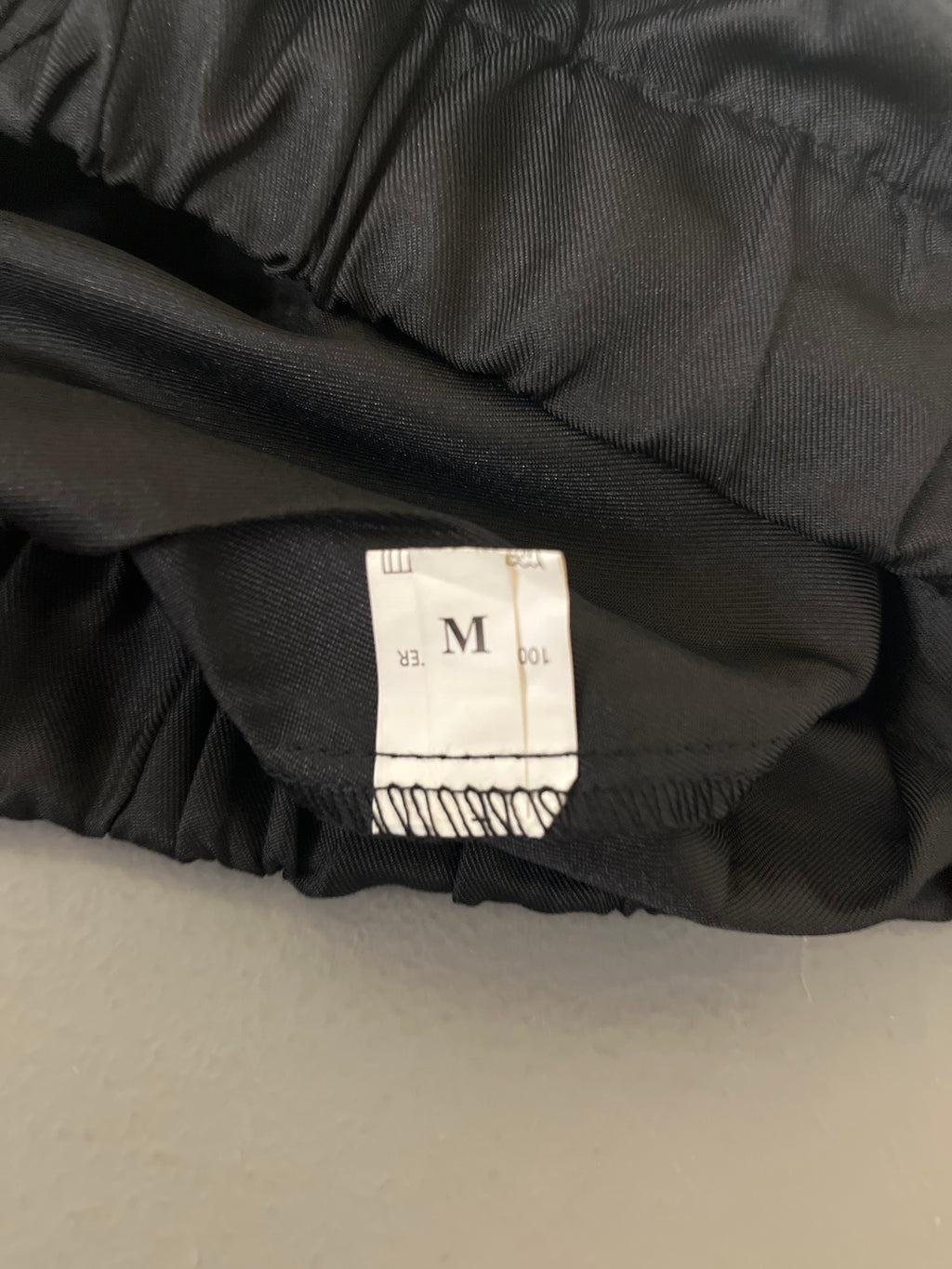 Black athletic shorts