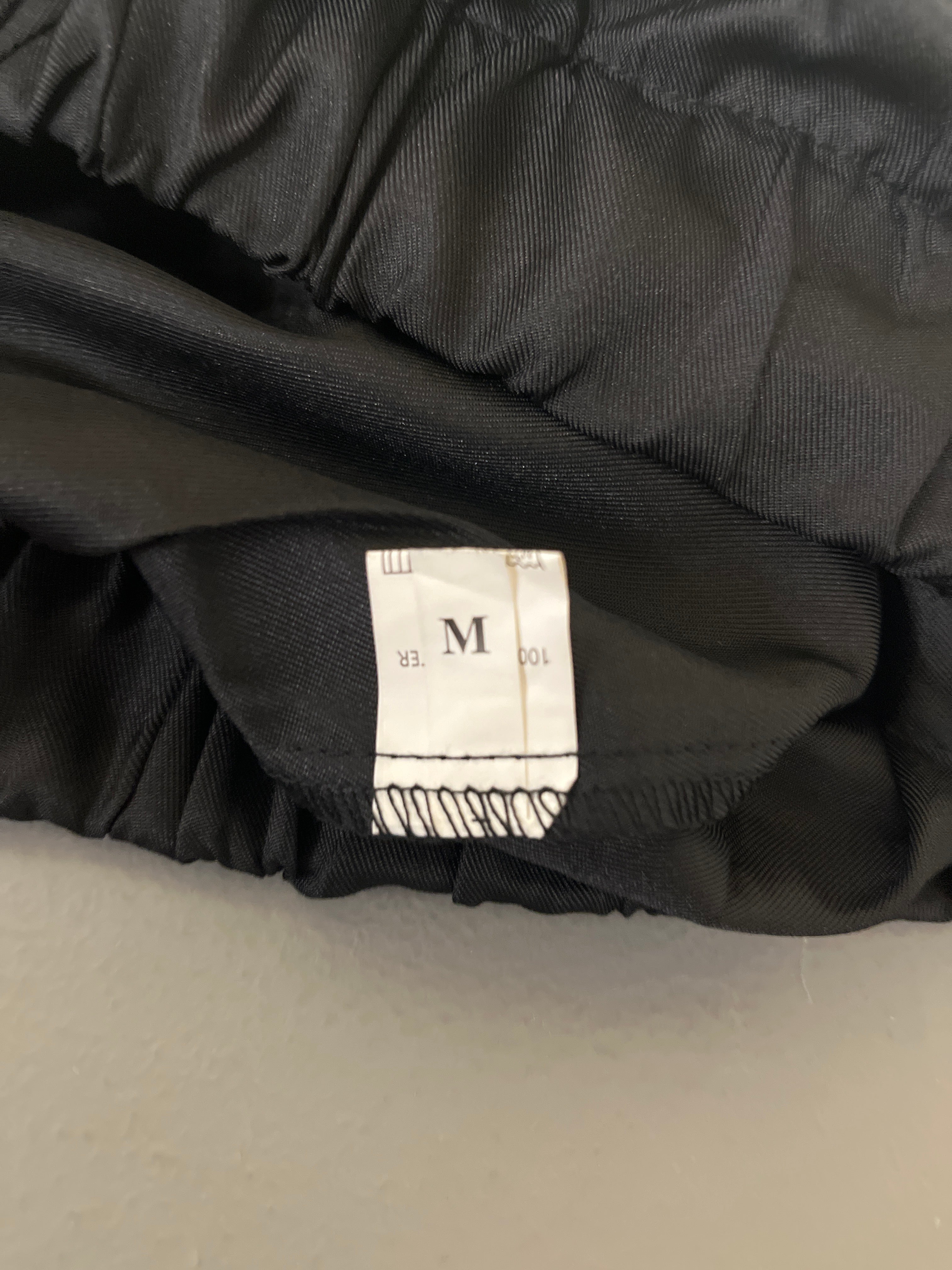 Black athletic shorts