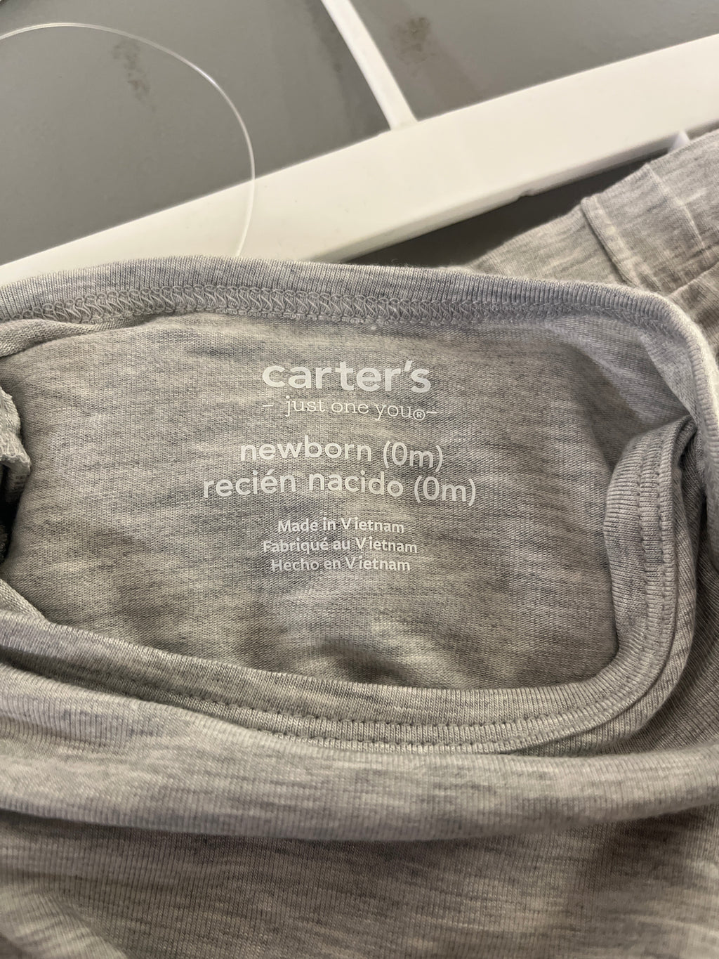 Carters grey kids outfit