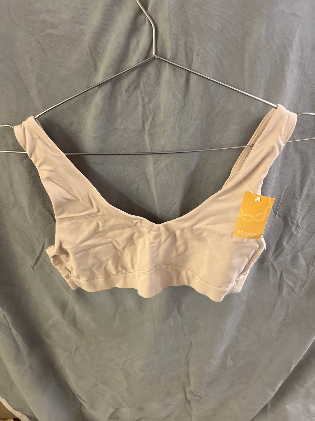 Delimira beige wireless bra