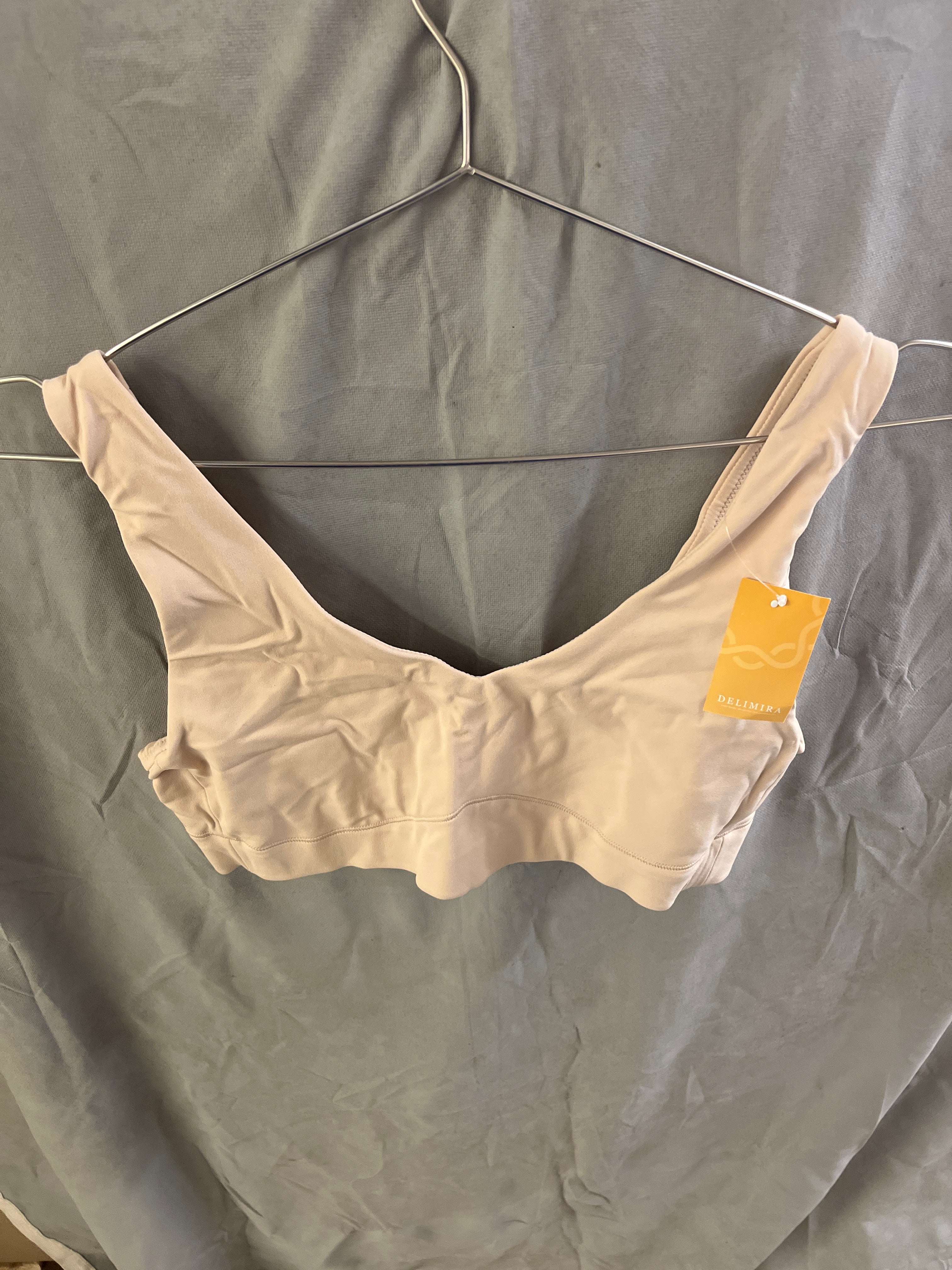 Delimira beige wireless bra