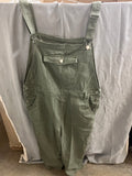 Green overalls with pockets