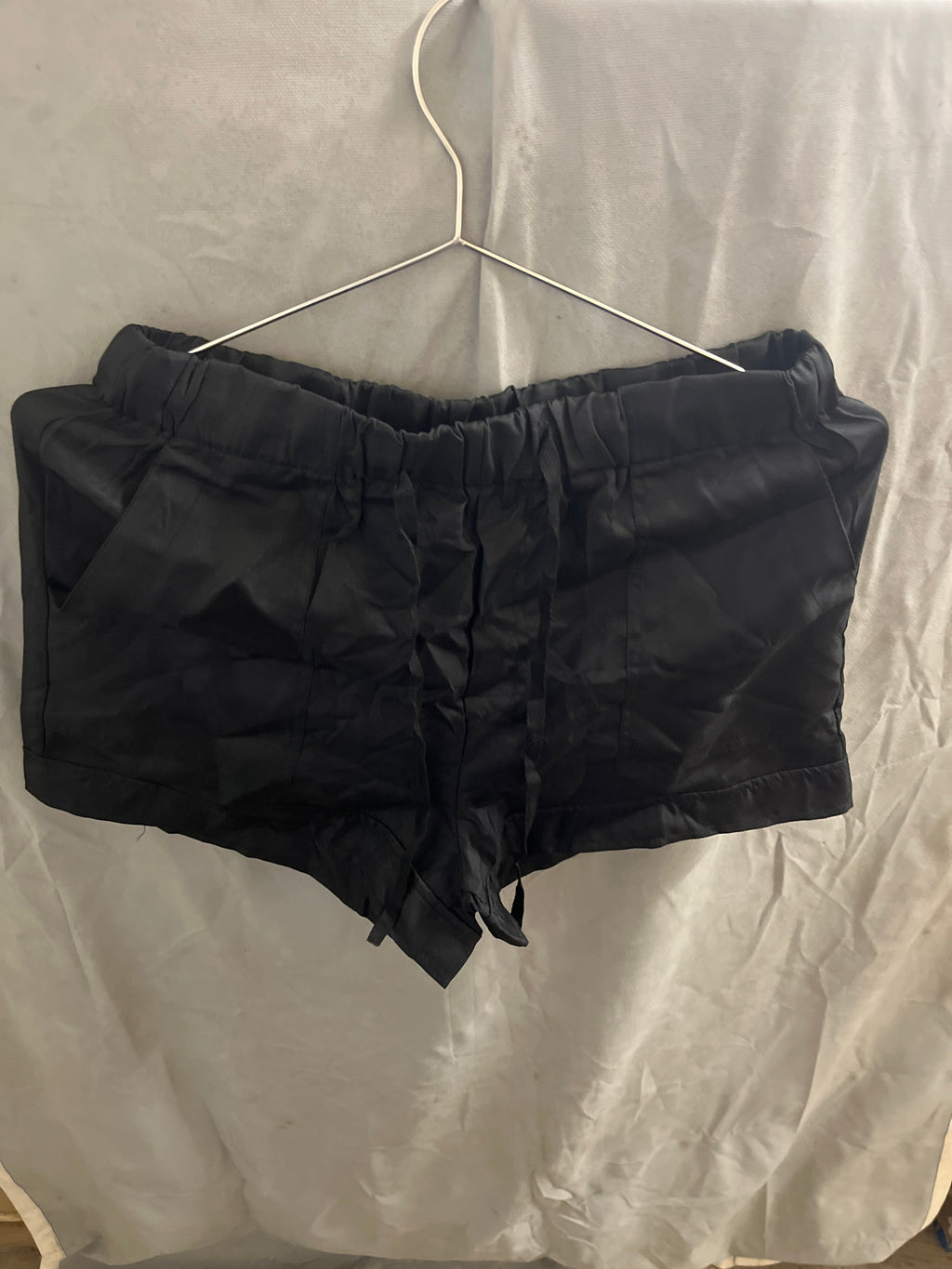 Black athletic shorts