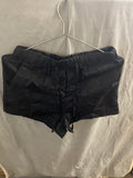 Black athletic shorts