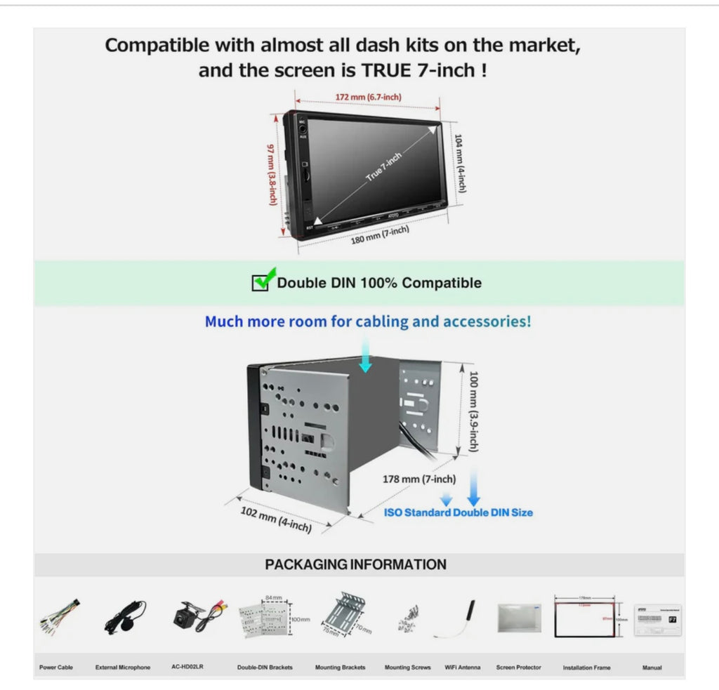 ATOTO In-Dash Car Camera