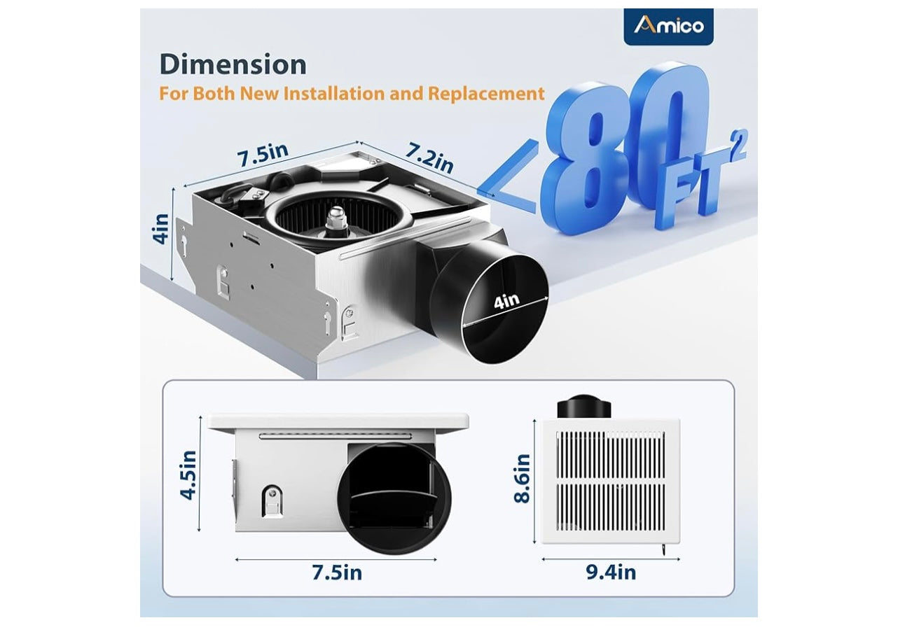 Bathroom Exhaust Fan.