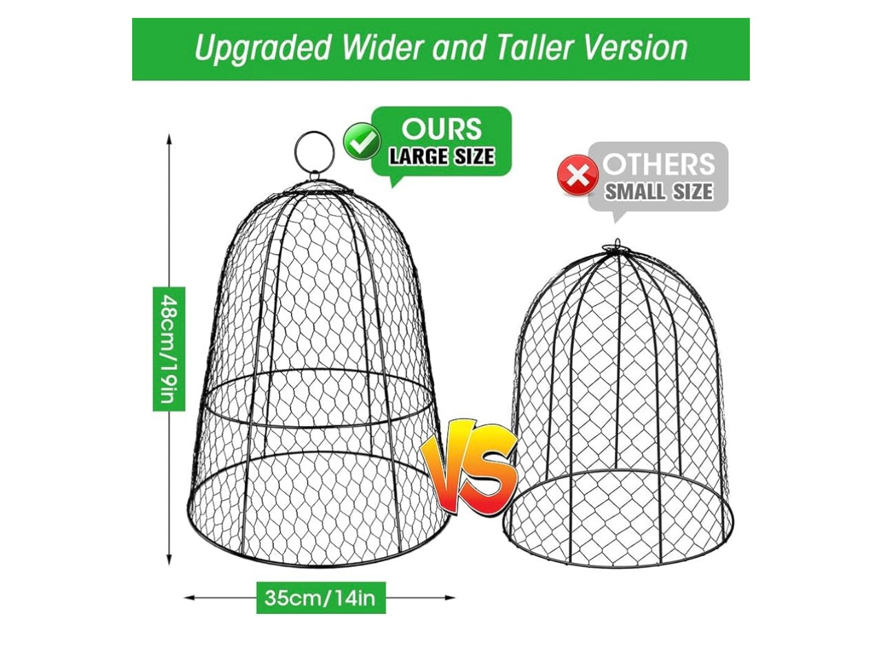 6-pack Large Plant Protector Cover.
