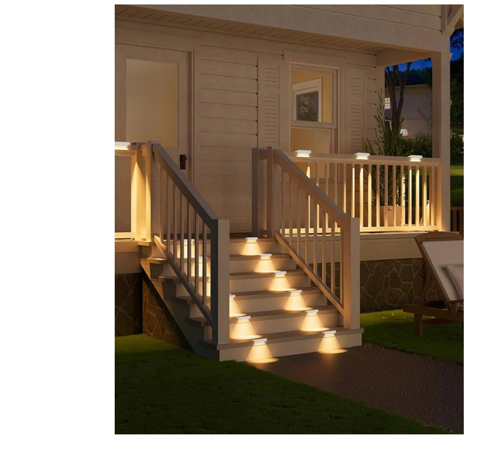 Solar deck lights 12 pack