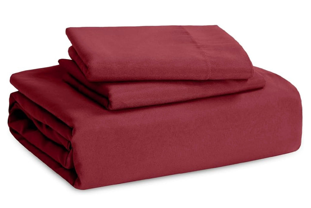 Bedsure Red Duvet Cover King Set.