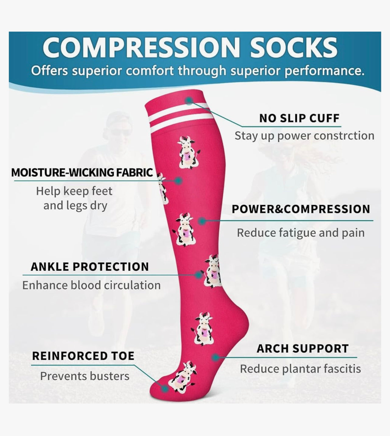 Bluemaple Compression Socks