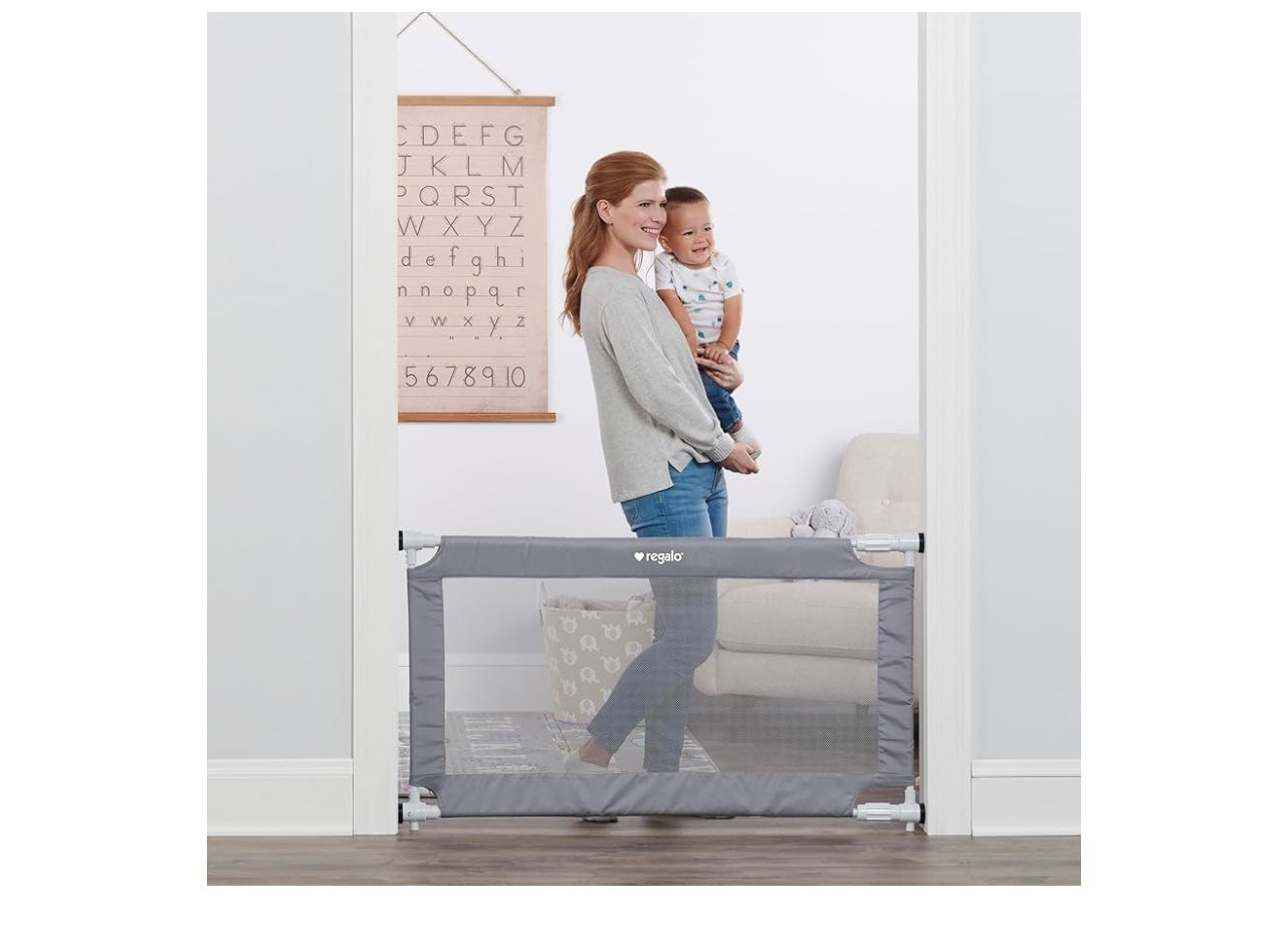 Regalo Safety Extra Wide Mesh Baby Gate.