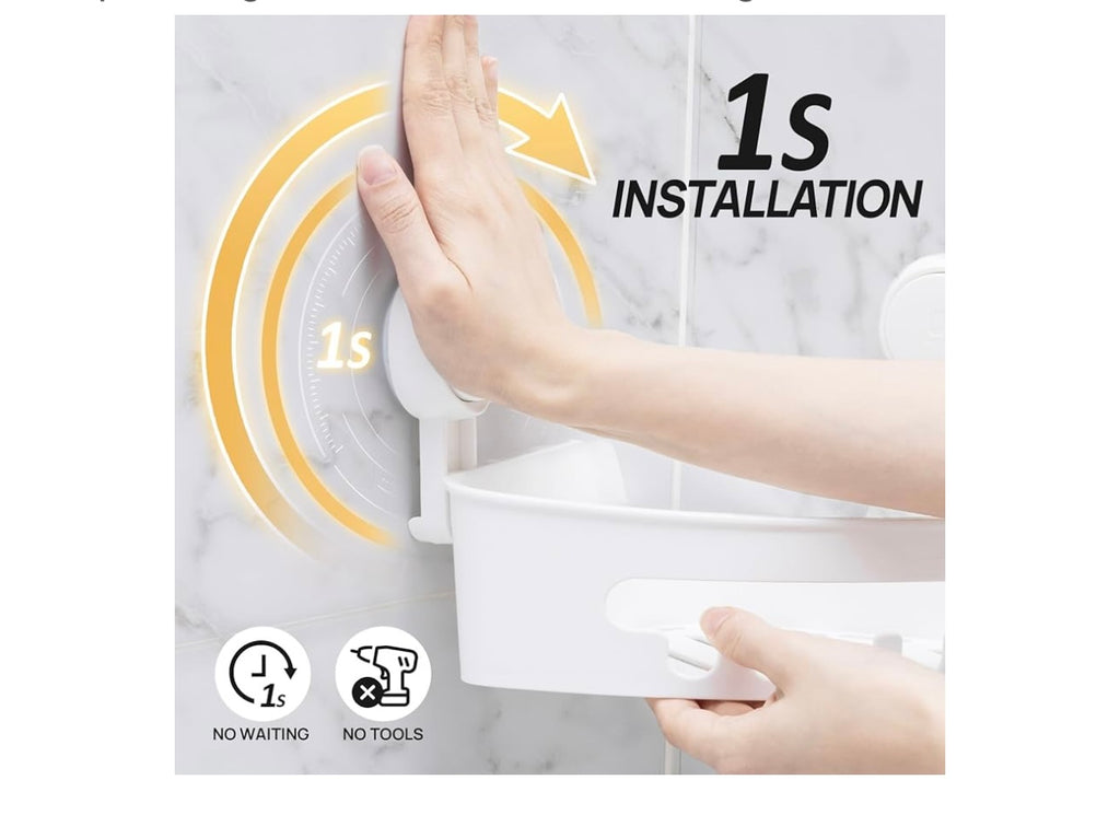 Leverloc Corner Shower Caddy.