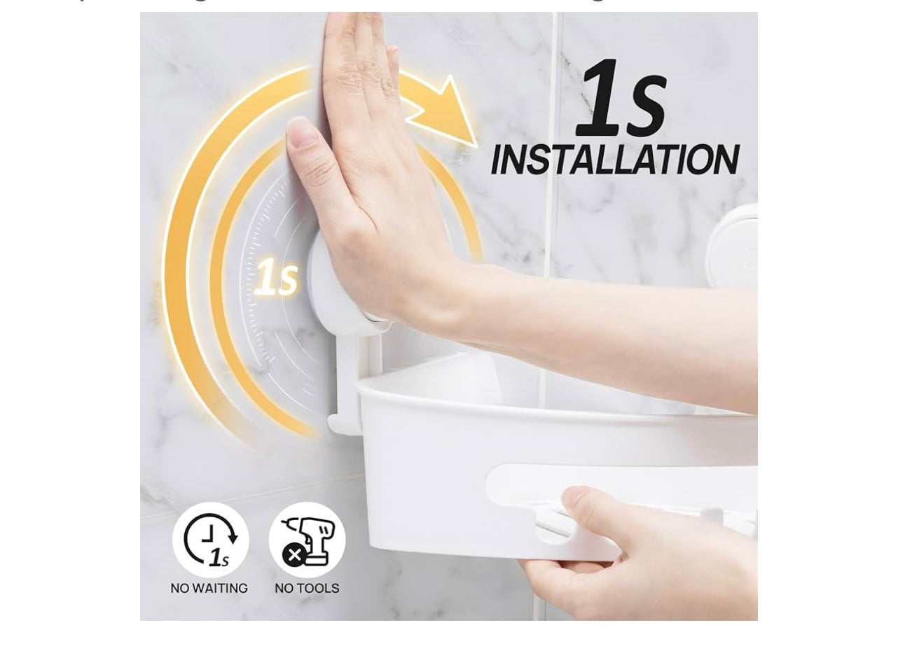 Leverloc Corner Shower Caddy.