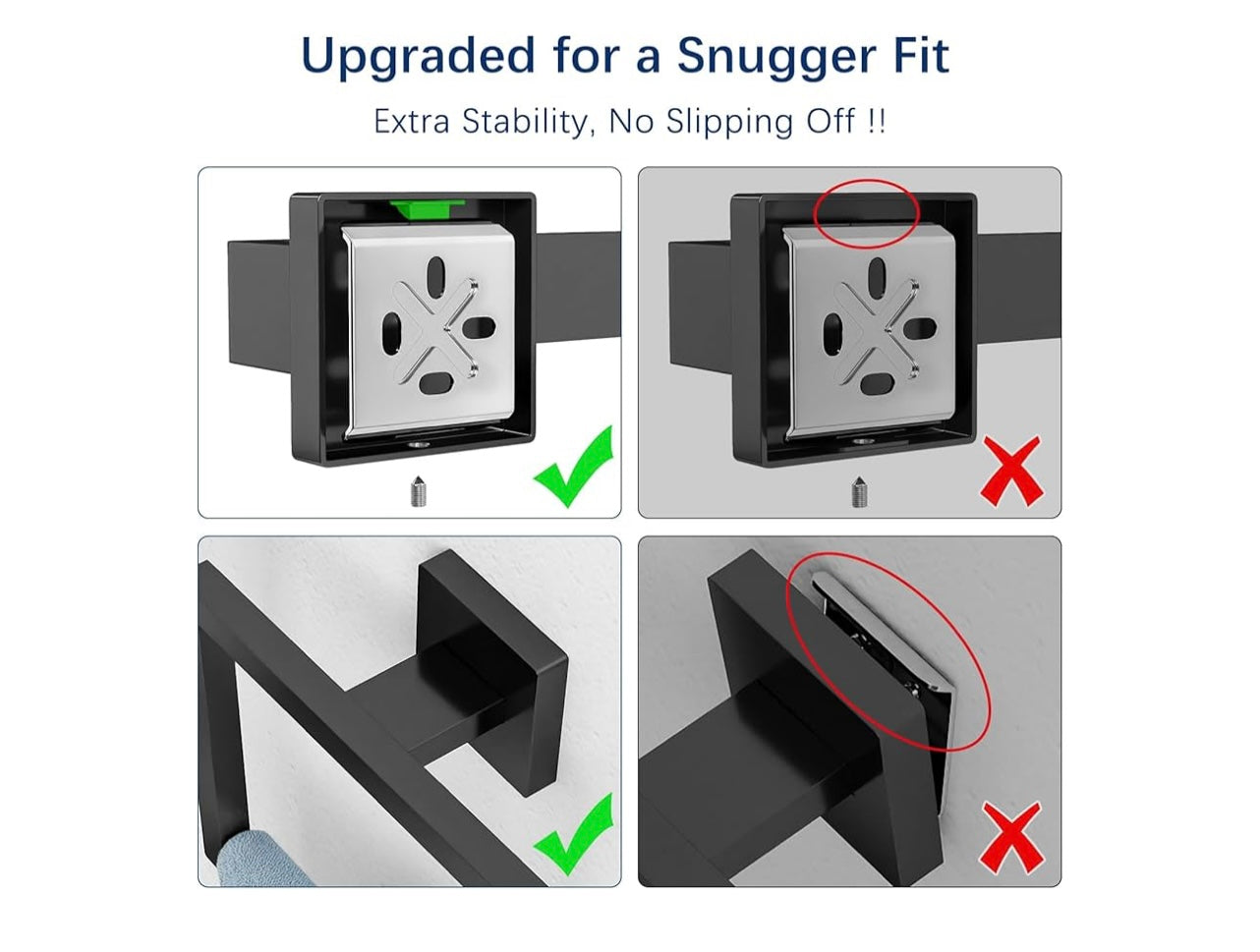 Gypie 5 piece Bathroom hardware set.