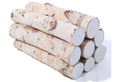 Decorative Birch Logs.
