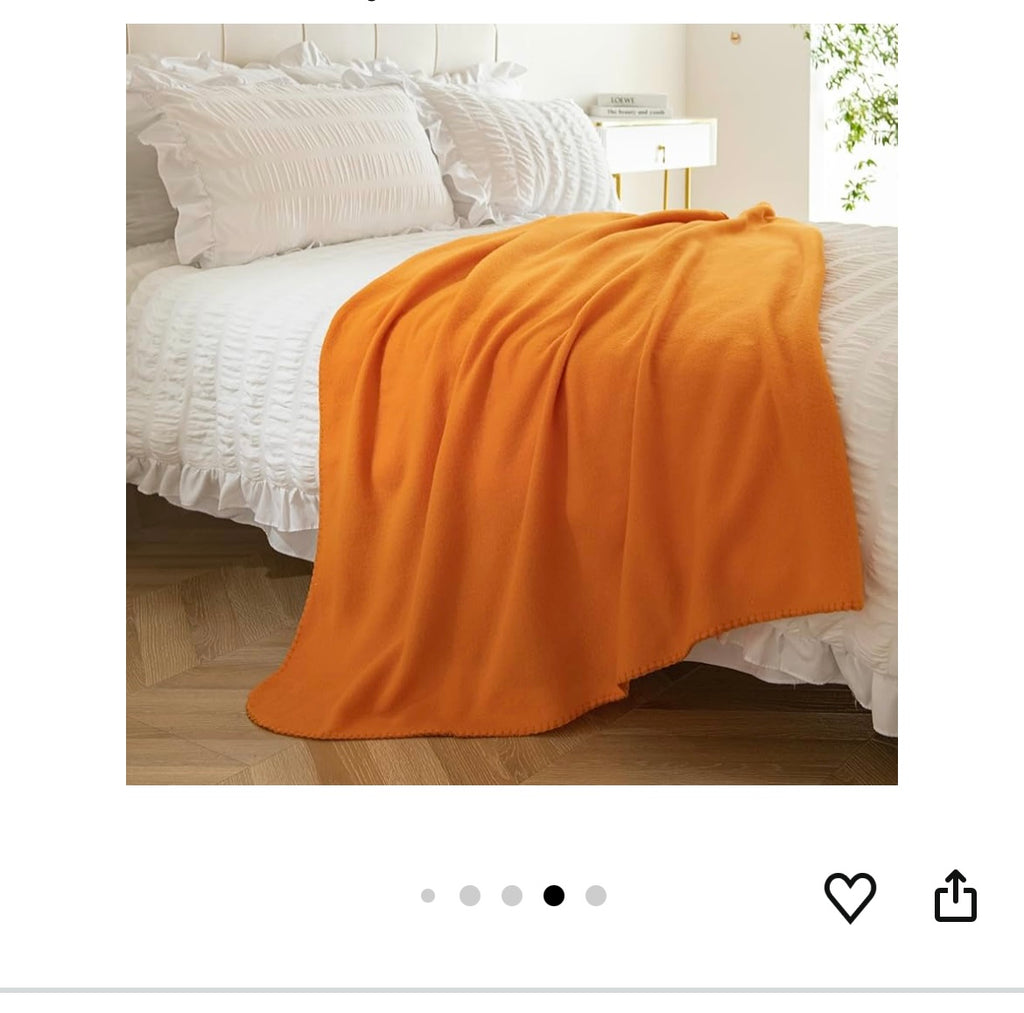 Fleece throw blanket 6pack