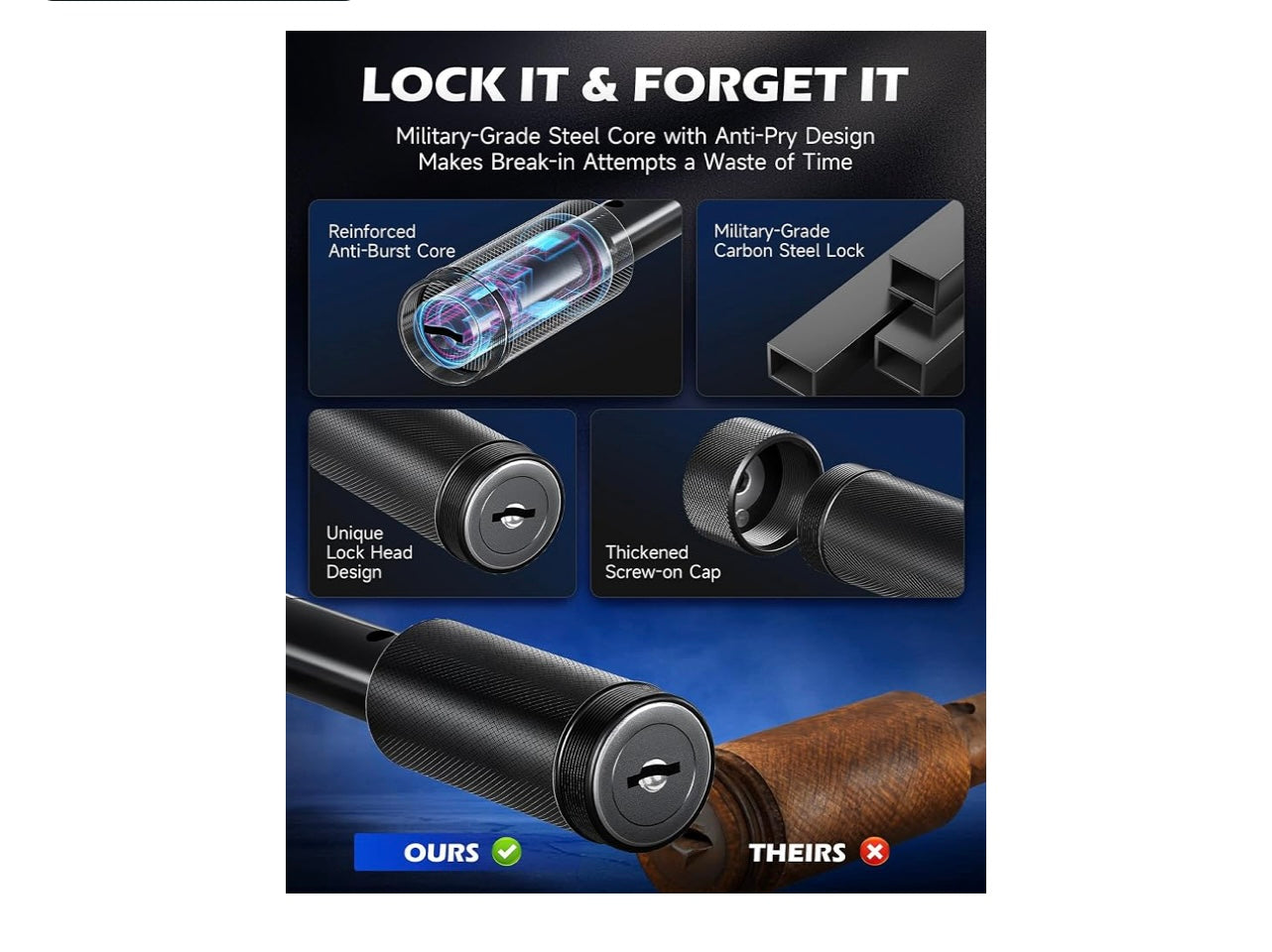 OMT Set Of 2 Trailer Locks.