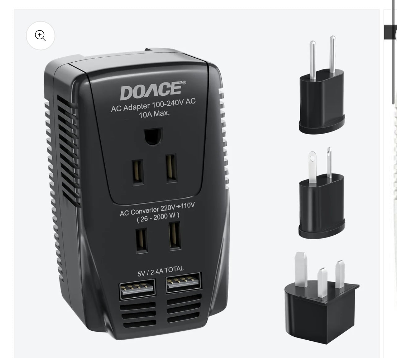 DOACE 2000w Voltage Converter.
