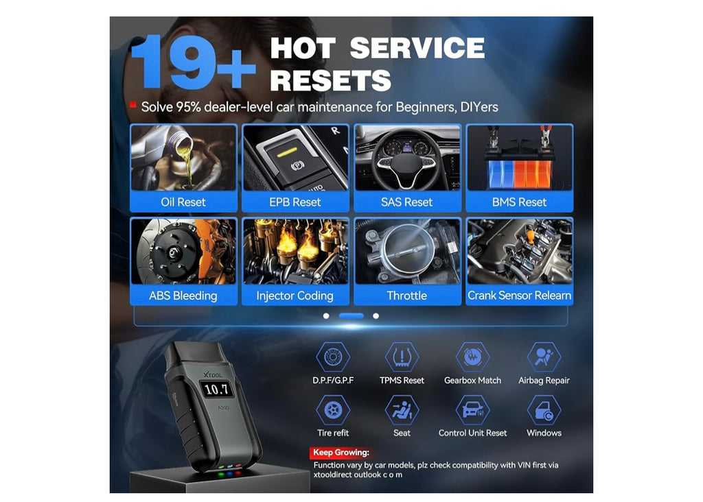 XTool AnyScan OBD2 Reader.