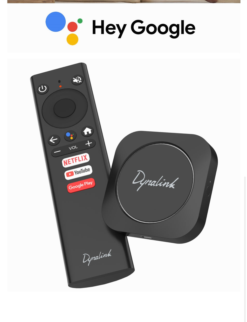 Dynalink Android TV. Hey Google.