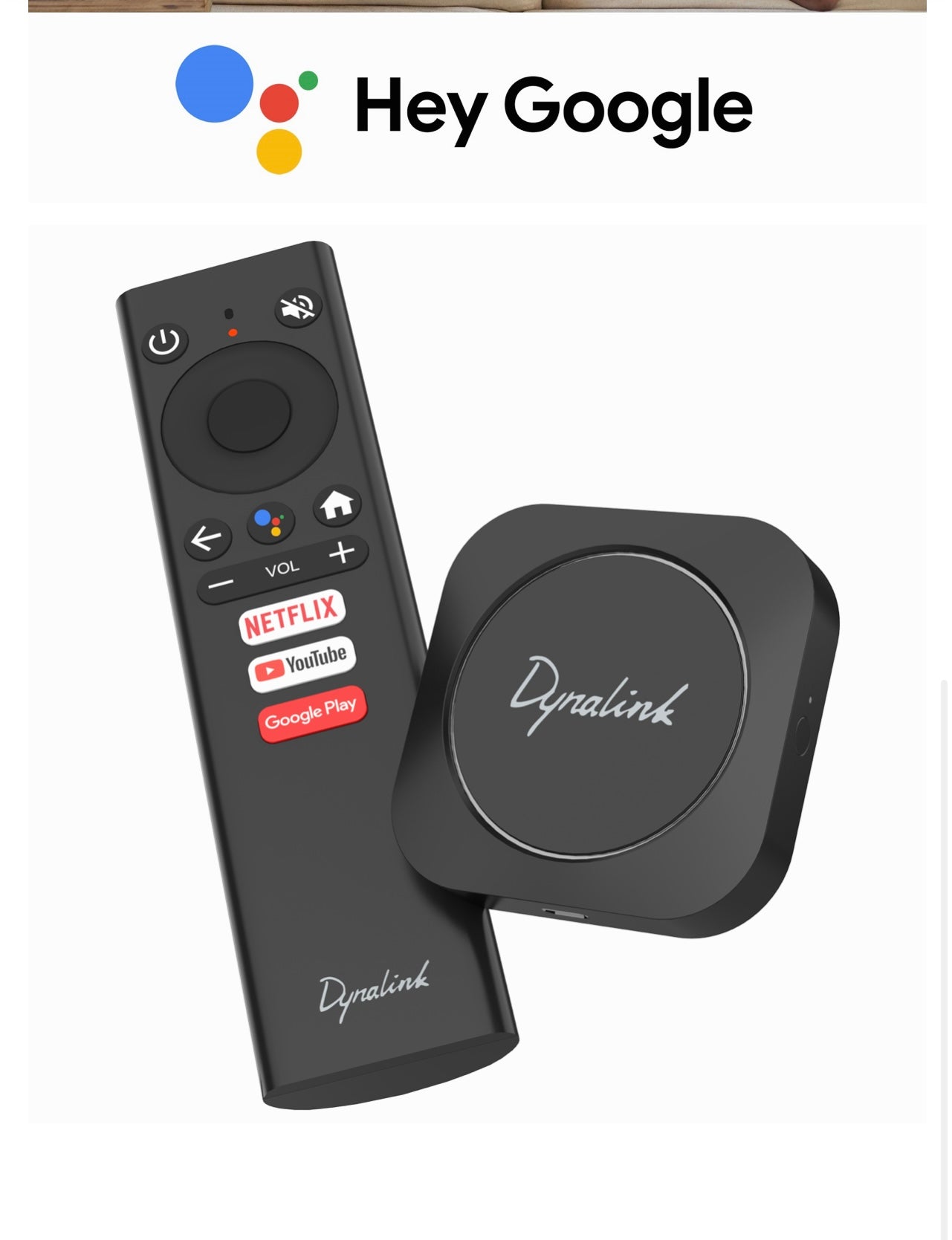Dynalink Android TV. Hey Google.