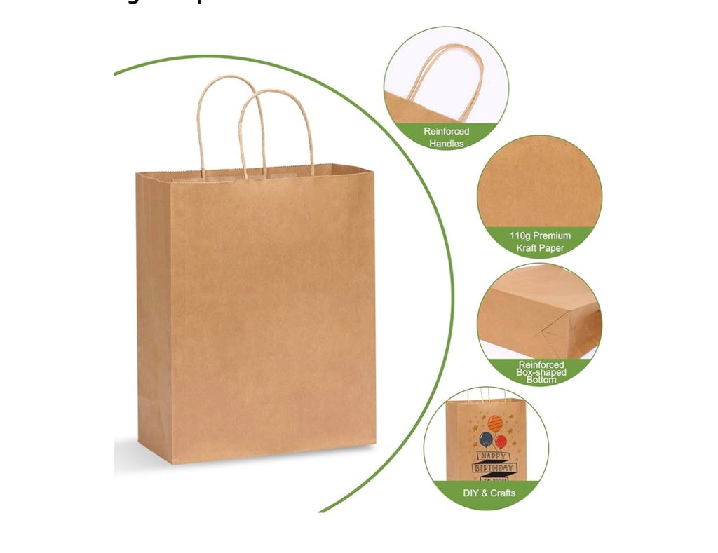 Qutuus Kraft Paper Bags.