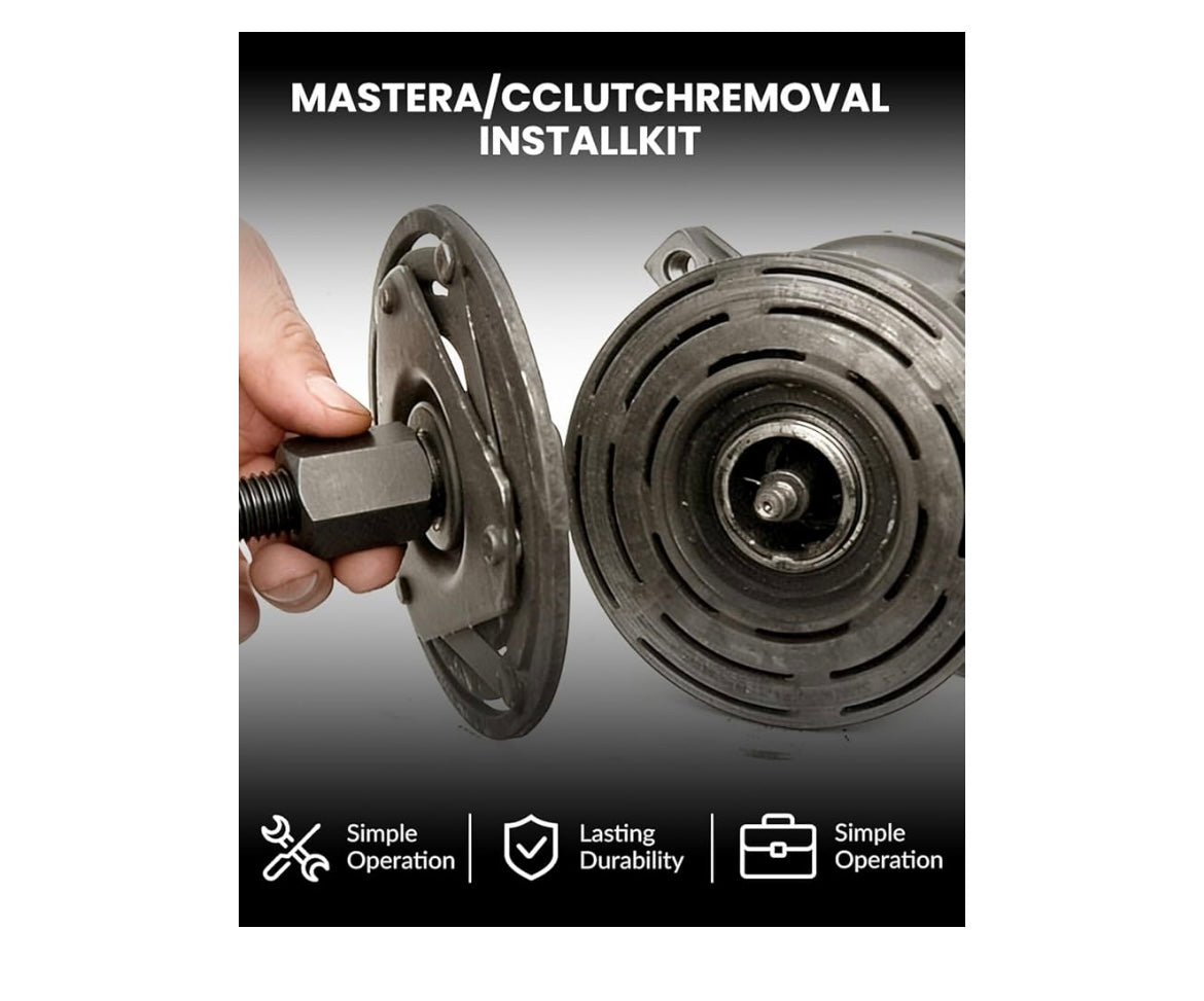 Air conditioner clutch holding tool set