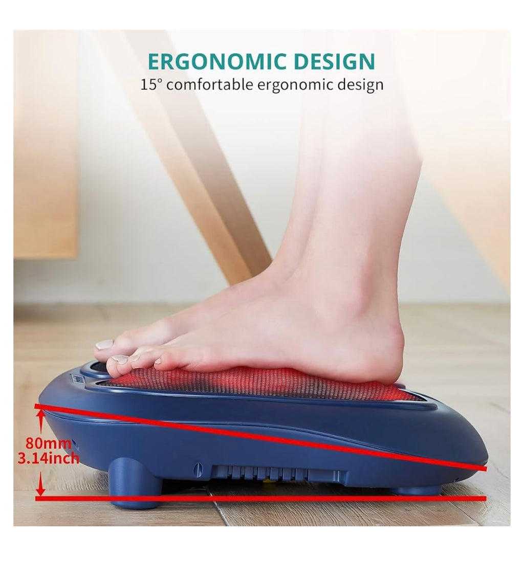 Foot massager with heat