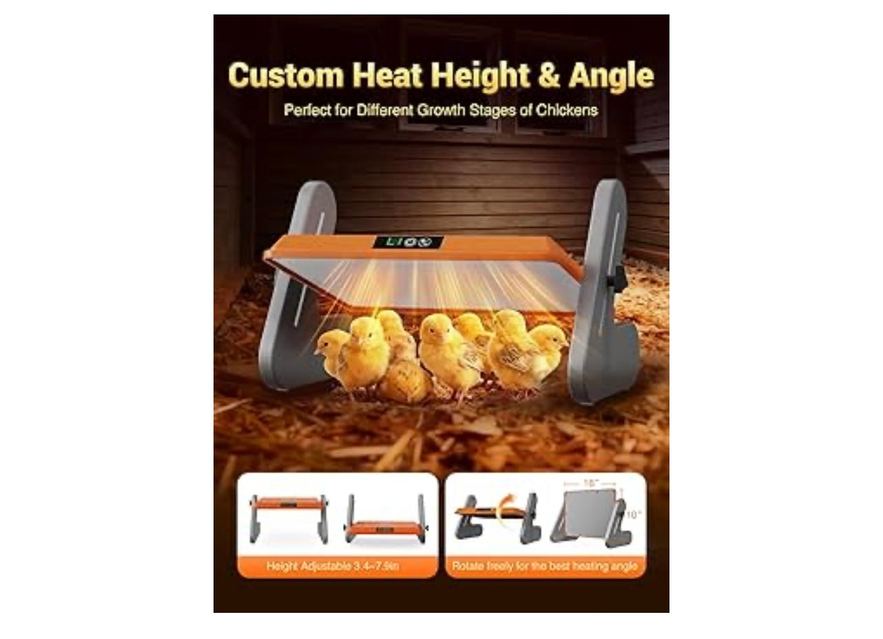 Coop Heater and Chicken Brooder.