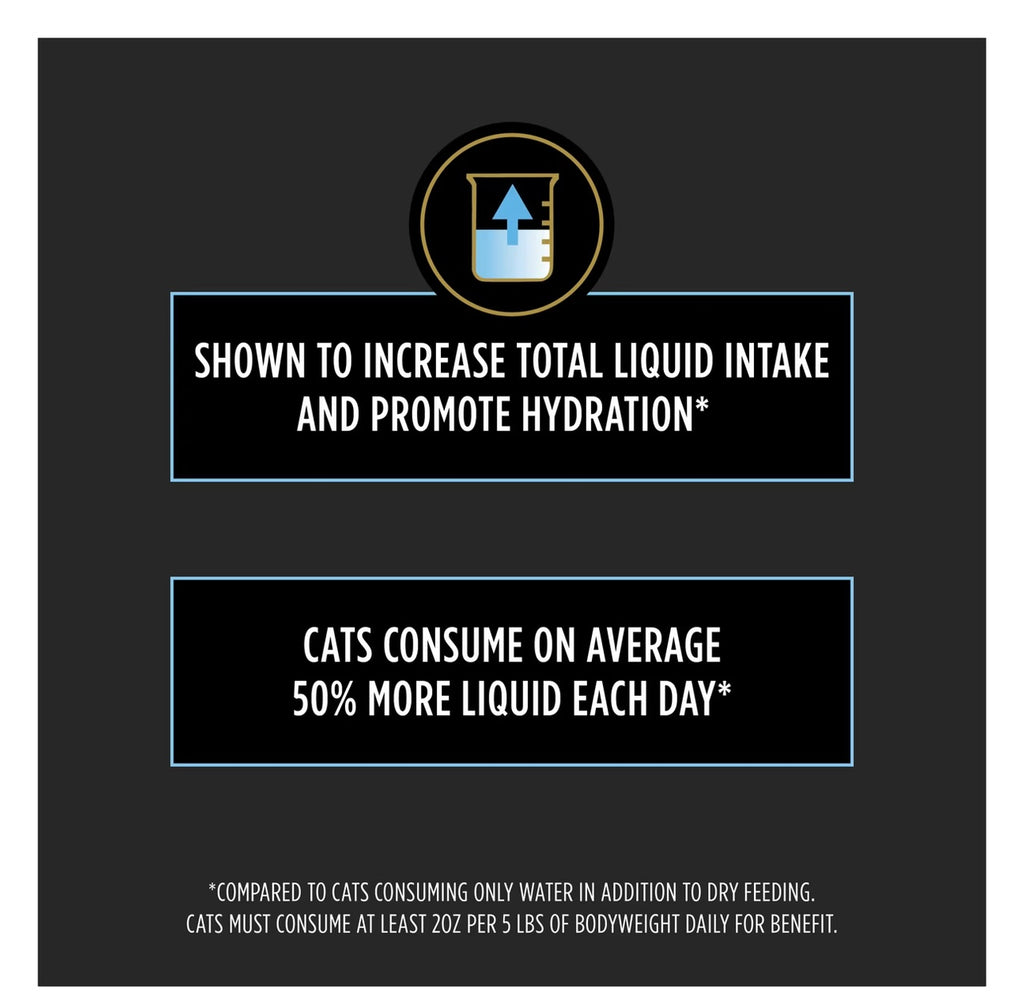 Purina Pro Plan Veterinary Diets Hydra Care Liver Flavored Liquid Supplement for Cats, 2.65-oz pouch, case of 12. (Copy)