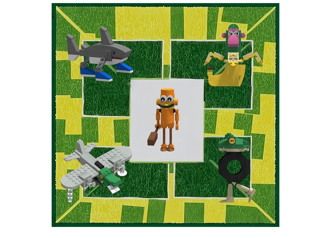 Italian Brainrot Building Blocks Set.