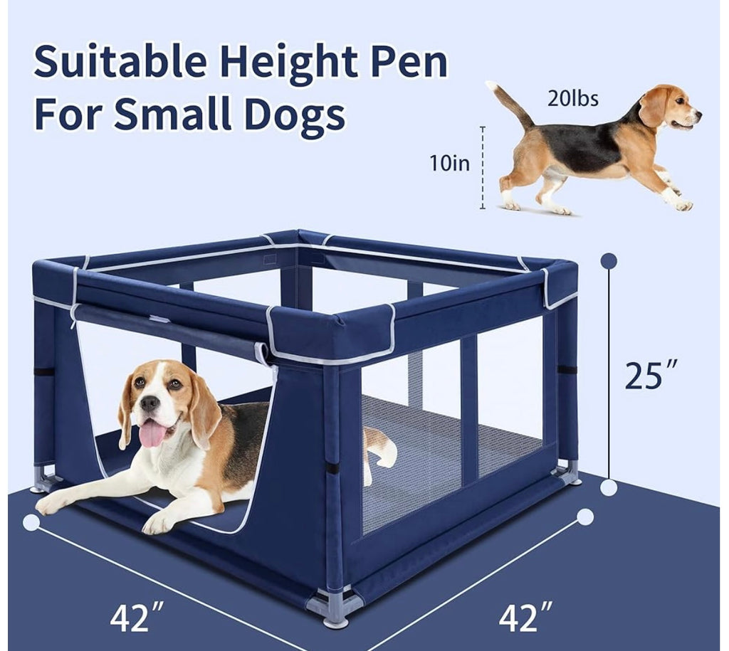 Puppy Playpen Indoor For Small Pets. 42x42x25