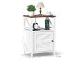 Funhukson End Table With Charging Station.