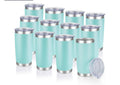 Cool Yoleb 20oz Turquoise Metal Tumblers.