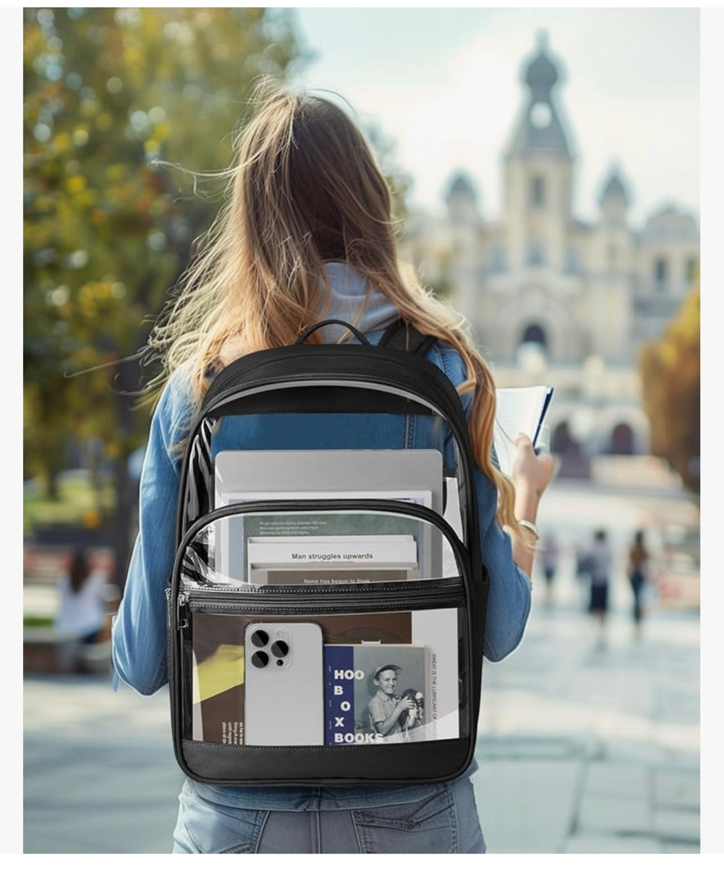 Kimnerpu Clear Backpack.
