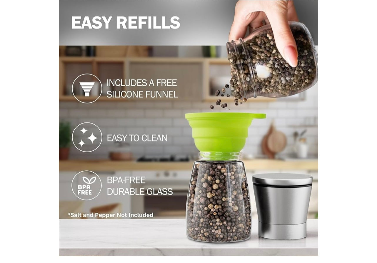 Home EC Original Salt and Pepper Grinders.