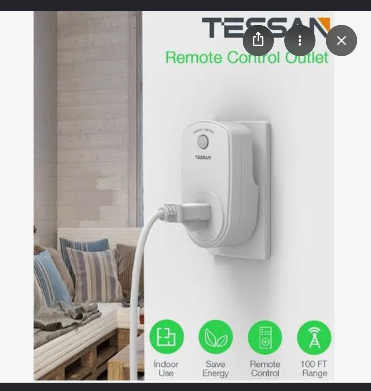Tessan Remote Control Socket.