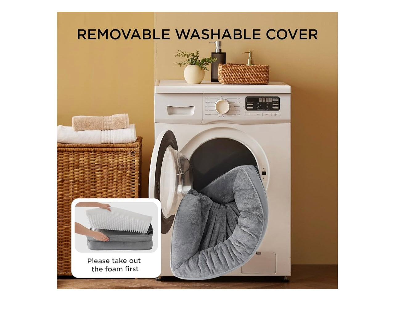 Bedsure Comfy Pet Orthopedic Dog Bed.