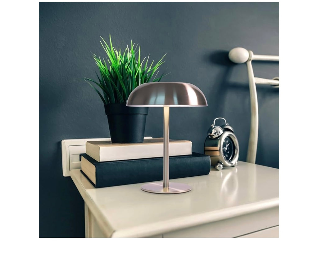 Portable led mushroom table lamp