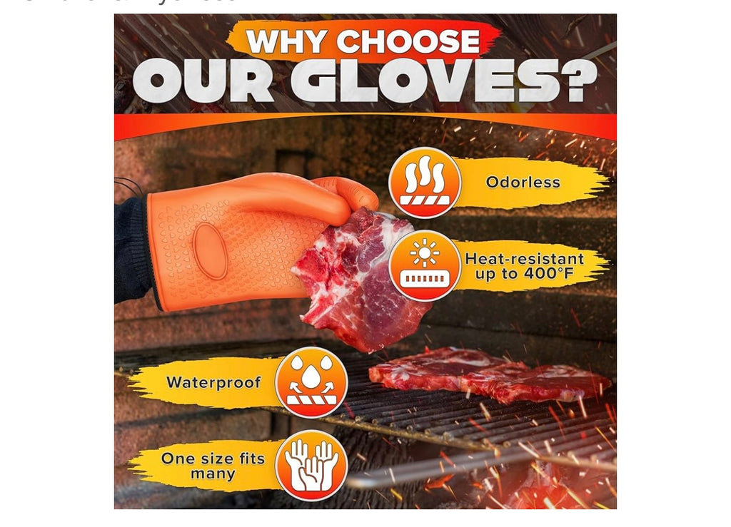 BBQ gloves/Oven Mitts.