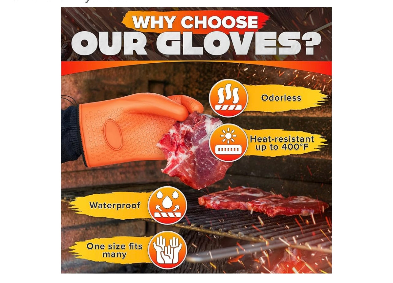 BBQ gloves/Oven Mitts.