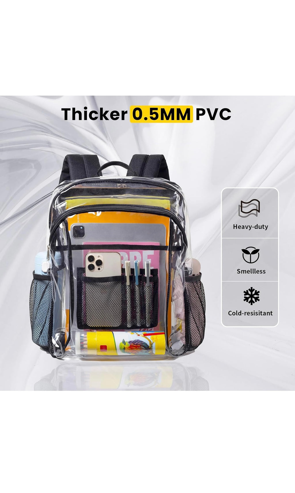 Clear backpack