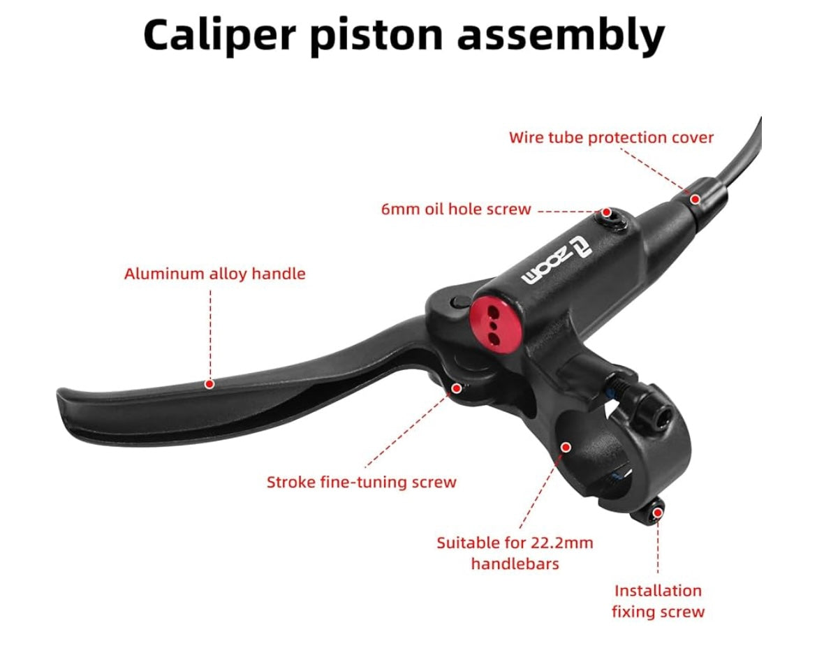 Hydraulic disc brake set