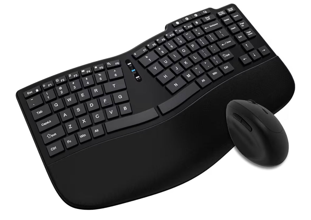 Ergonomics wireless keyboard Mouse Combo.