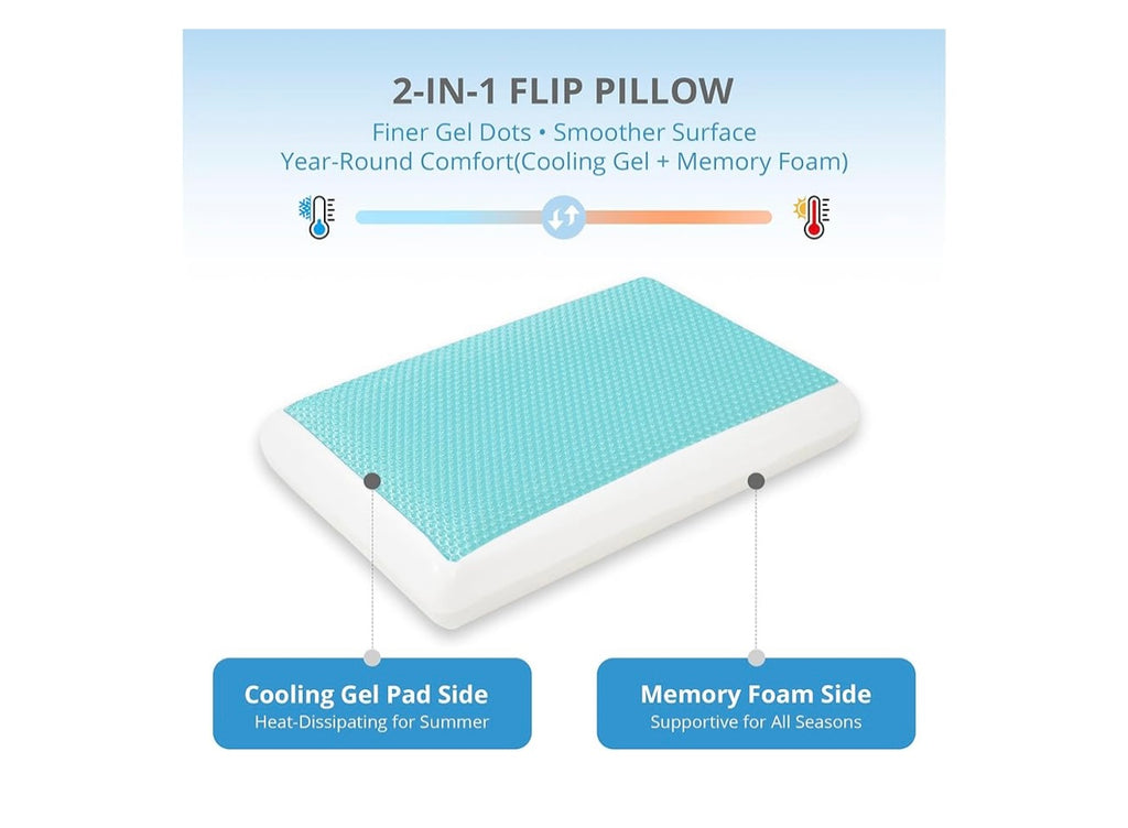 King Gel Memory Foam Pillow.