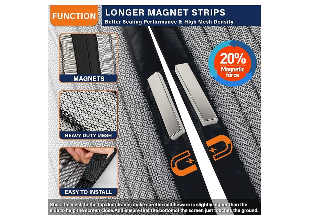 Mdavo Mesh Screen With Magnetic Closure.