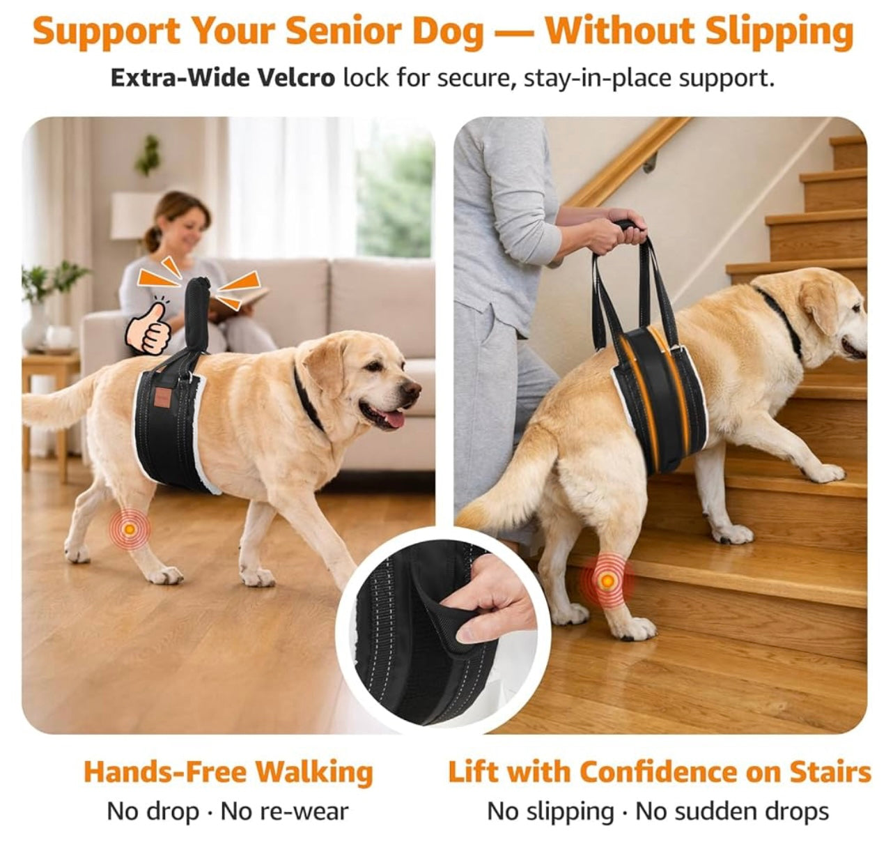 Loobani Dog Lift Harness For Back Legs.