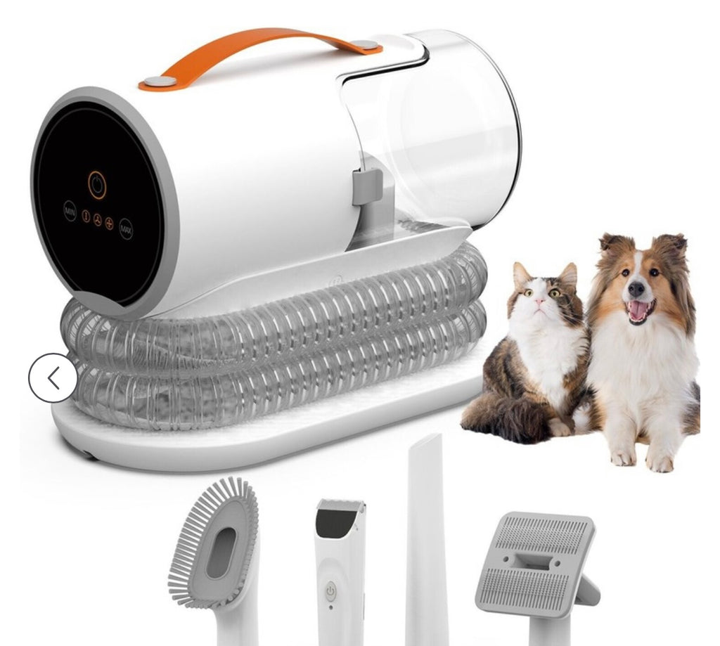 Airrobo PG100 Pet Grooming Vacuum with 5 Grooming Tools. And 12000Pa Suction Power