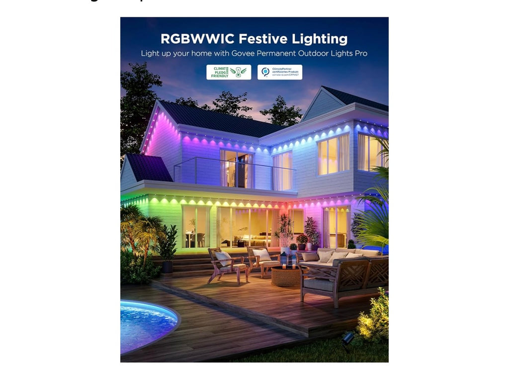 Govee Permanent Outdoor Govee Lights Pro. 150ft.