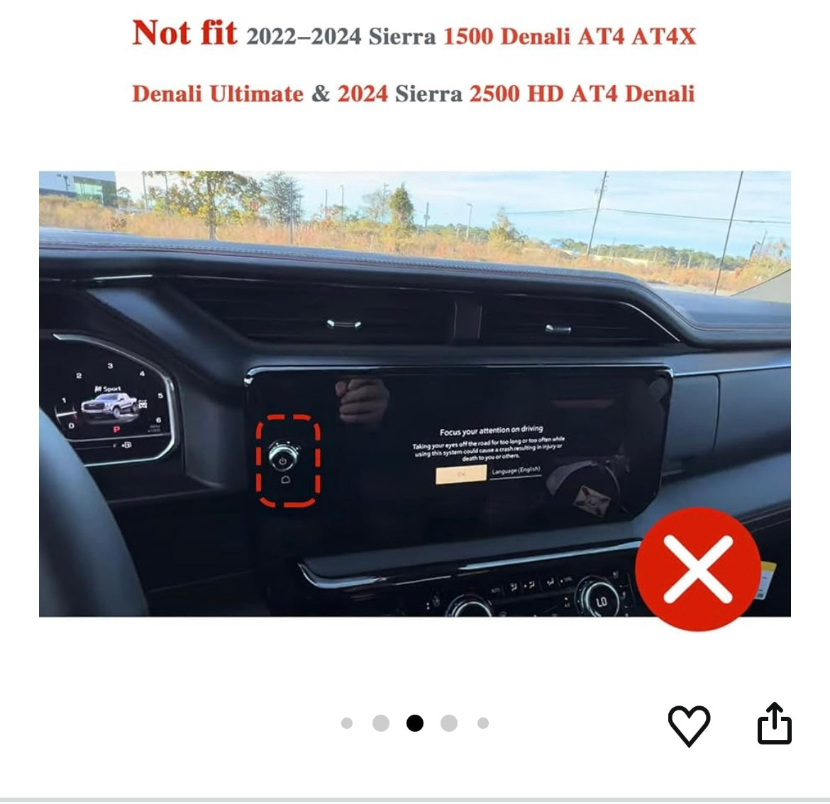 Phone mount for Silverado sierra